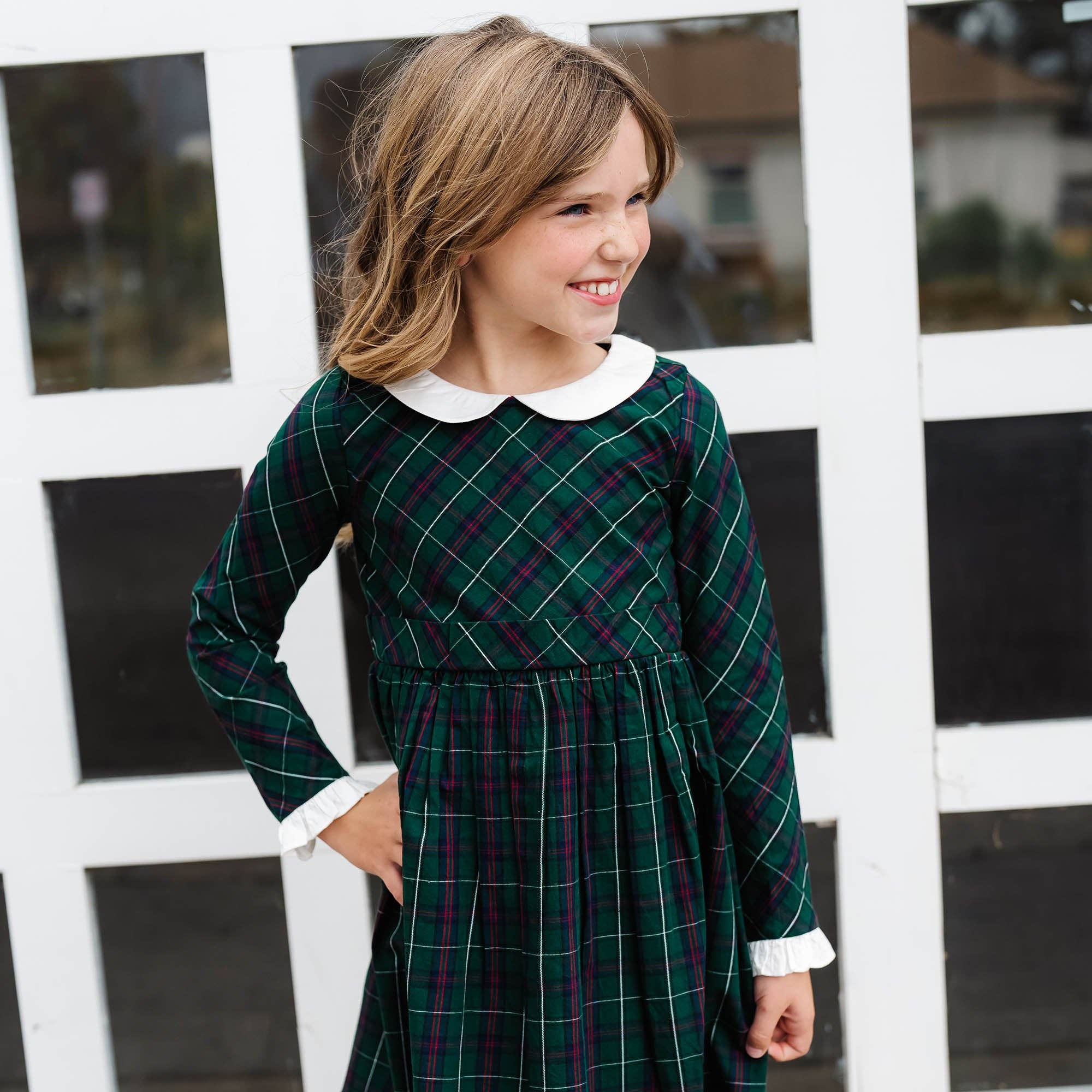 Image of Organic Ruffle Cuff Party Dress